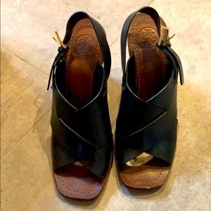 Tory Burch Black heeled Sandals